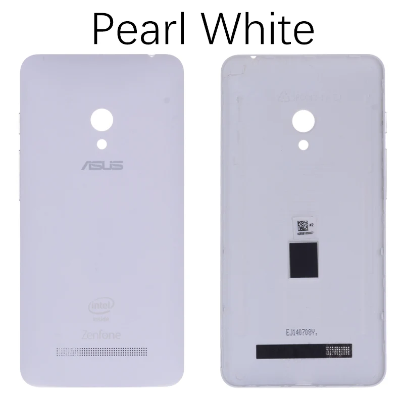 Задняя крышка для ASUS Zenfone 6 на батарею A600CG A601CG T00G черный белый золотой - Цвет: White