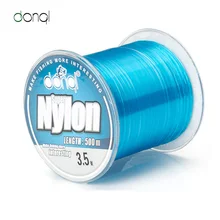 DONQL веревка рыболовная леска 500 м шнур рыболовная 2-22.5LB проволока нейлоновая плавающая Мононить Леска нейлон для ловли карпа