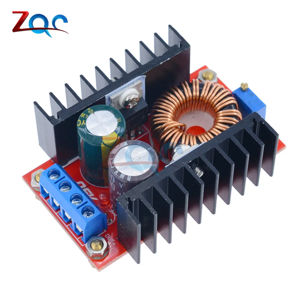 DC-DC Boost Converter 10-32V to 60-97V Step Up Power supply module 100W
