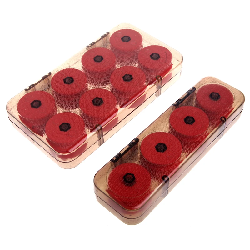 

8/16Pcs Foam Winding Board Fishing Line Shaft Bobbin Spools Tackle Box Red Lines
