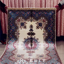4'x6' ручная ткань молельный коврик шелковый ковер Персия ковры шелковый ковер с восточным рисунком мягкие ковры для гостиной