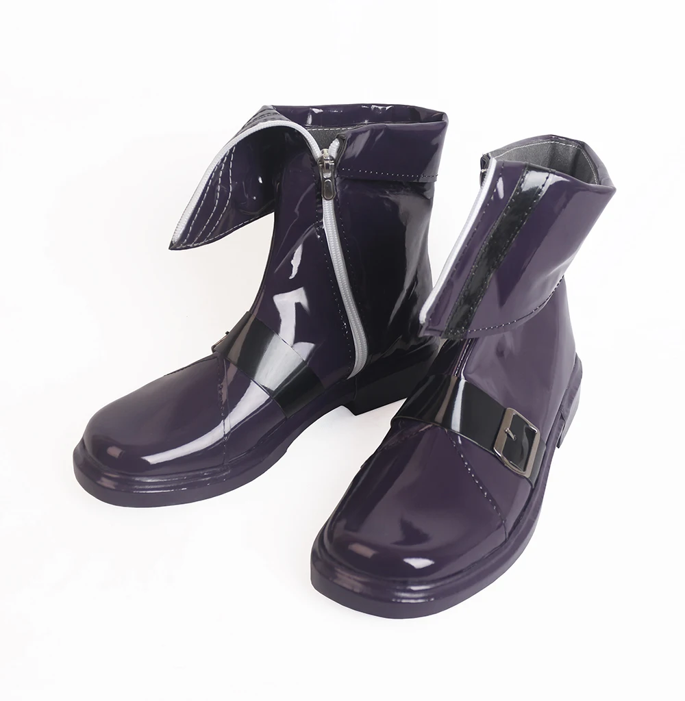 TouHou Project Izayol Sakuya Cosplay Boots Purple Shoes (3)