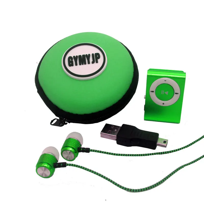 

2017 new Sport MP3 Player with LCD Screen Metal Mini Clip MP3 Music Player Earphones USB Cable