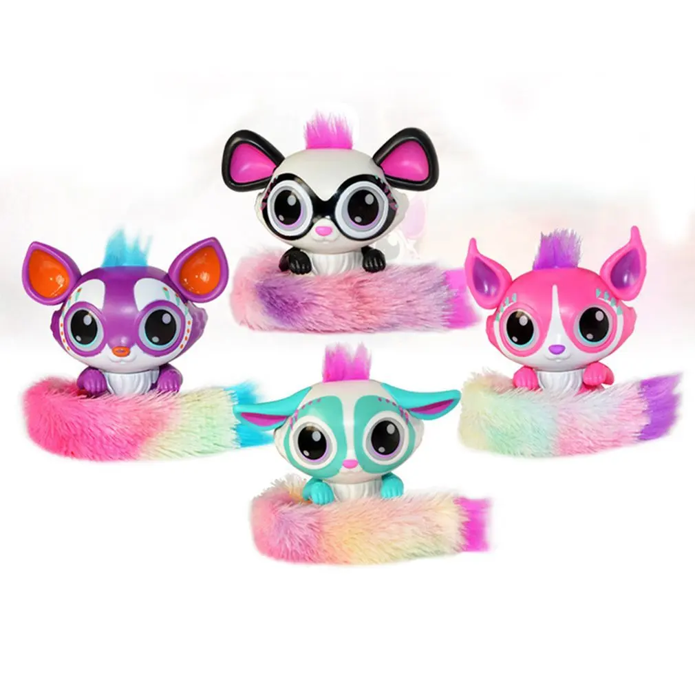 

Interactive Doll Toy with Colorful Plush Tail Touch Sensor Sound Activated Light Up Toy for Children Birthday Gift