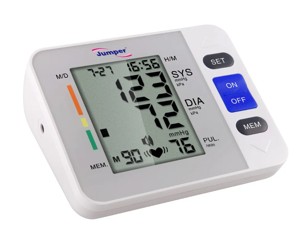 LCD Upper Arm Digital Blood Pressure Monitor Irregular Heart Beat