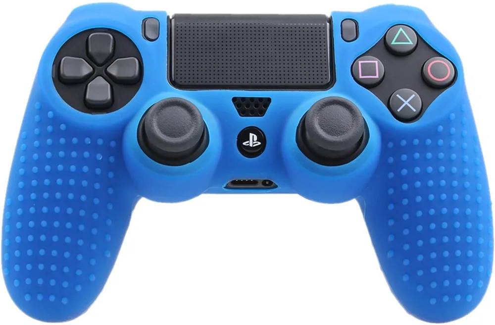 Для Dualshock 4 Чехол Шипованный горошек Силиконовый каучуковый гель чехол для Sony PS4 Slim/Pro контроллер чехол красный синий черный зеленый