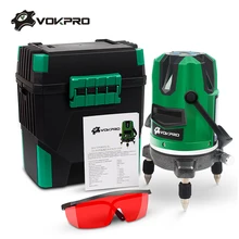 Лазерный уровень 5 линий 6 очков уровень лазерный лазерный нивелир самовыравнивающи 360 градусов Поворотный автоматическое самонивелирование открытый режим Применение приемник наклона автоматической линии