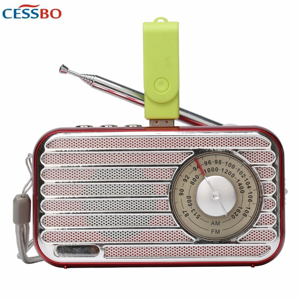 Лидер продаж! Ретро система портативный динамик Bluetooth радио AM/FM стерео звук MP3