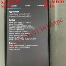 DHL+ XZ2 H8216 NEMO HANDY& NMR&+ VOLTE+ 4x4MIMO+ 256QAM+ 3CC+ 4CC+ 55CC тестирование