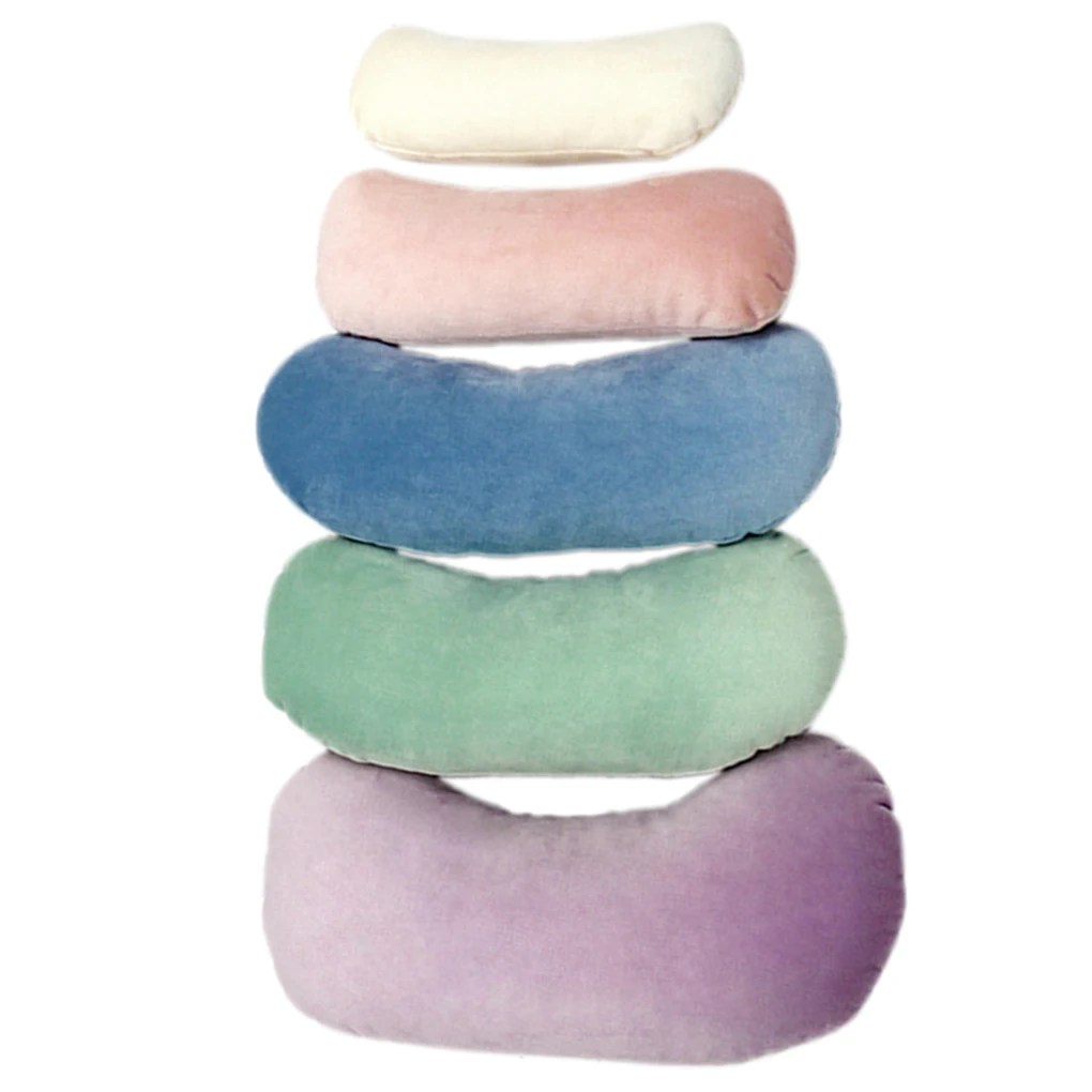 5pcs Infant Photography Pillow Crescent Moon Shape Soft Nap Cushions Photo Props Baby Kids