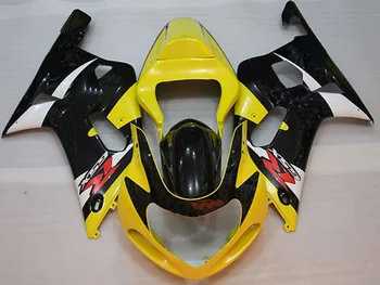 

Fairing for SUZUKI GSXR600 GSXR750 K1 01 02 03 Black+Yellow GSXR600 750 01-03 GSX-R600 750 2001-2003 body kit