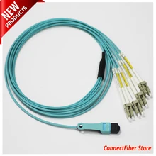 3,0 мм 12 ядер MPO оптический кабель Многомодовый магистральный кабель Aqua OM3 кабель LSZH