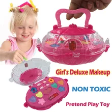 Портативная Игрушка принцессы для ролевых игр, макияж принцессы, ролевые игры, игрушка, набор палитры макияжа, ролевые игры, набор игрушек для обучения