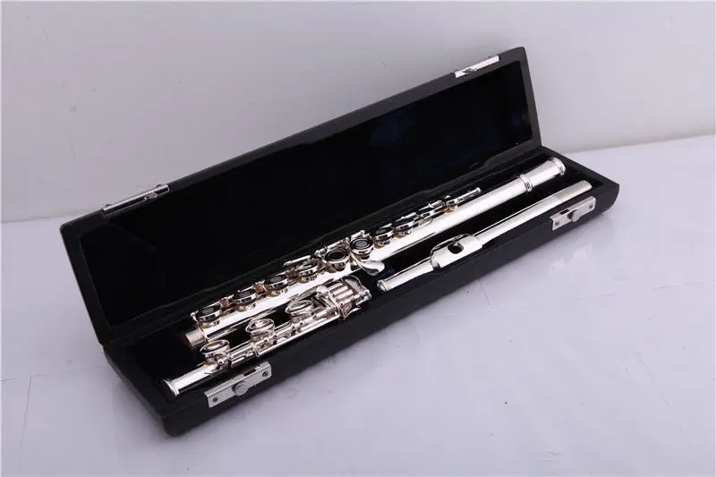 

17 open hole silver plated flute with Split E mechanism offset-G keys and B foot