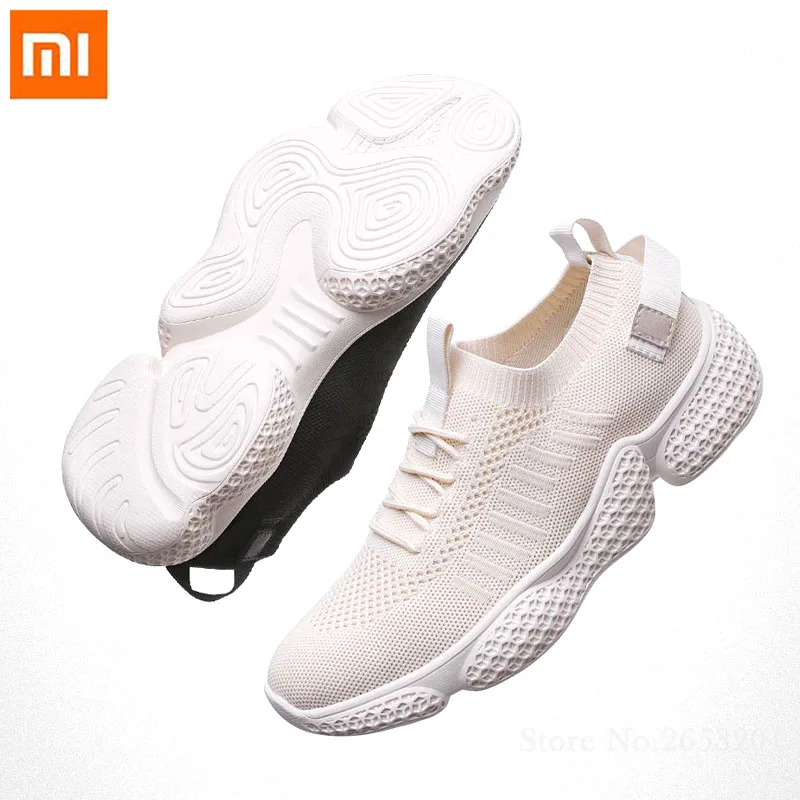 Xiaomi Flying Woven Breathable Socks Sports Shoes Cushioning Non-slip Wear Design Perspiration Light Men's Casual | Обувь