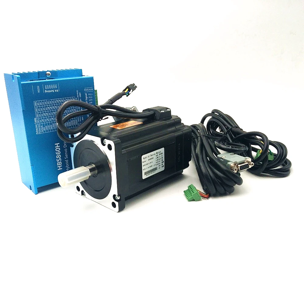 NEMA34 AC60V нм чпу шаговый привод с замкнутой петлей + комплекты двигателей HBS860H 86HBS85