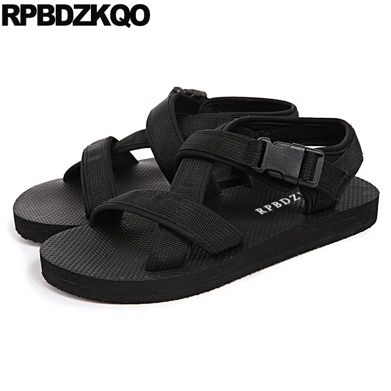

designer shoes breathable native black open toe roman fashion outdoor strap men gladiator sandals summer flat 2019 famous brand