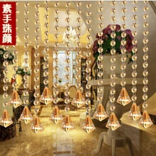 5 струн k9 стекло восьмиугольник форма бисера хрустальный занавес