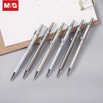 

0.5/0.7mm HB Refills Black Automatic Pencils Cute Metal Mechanical Pencil Drawing Sketch Pencil For Kids Color Random MP1001