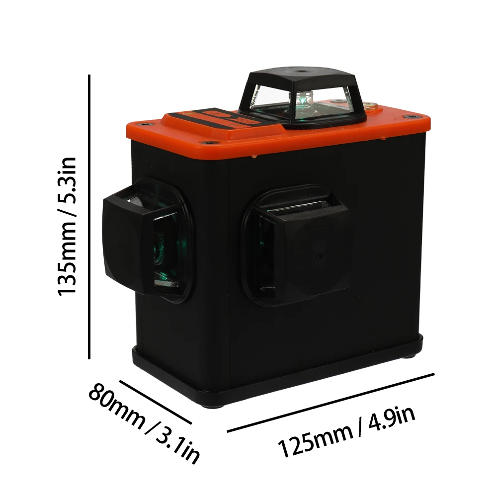 KKMOON DIY 3D лазерный измеритель уровня 12 зеленых линий многофункциональный проектор Высокая точность инструмент канистра