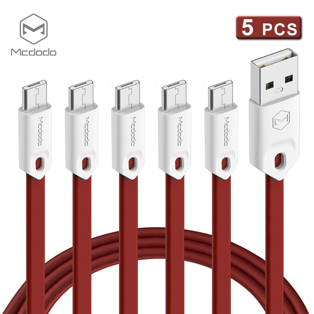 Кабель Micro USB Mcdodo 5 шт./упаковка 0 25 м 1 кабели для быстрой зарядки и передачи данных