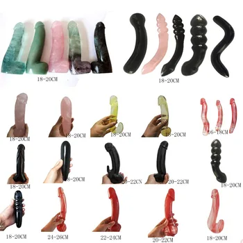 

Crystal Massage Wand Natural Stone Mineral Rose Quartz Amethyst Crystal Point Yoni Massage Stick As Women Gift