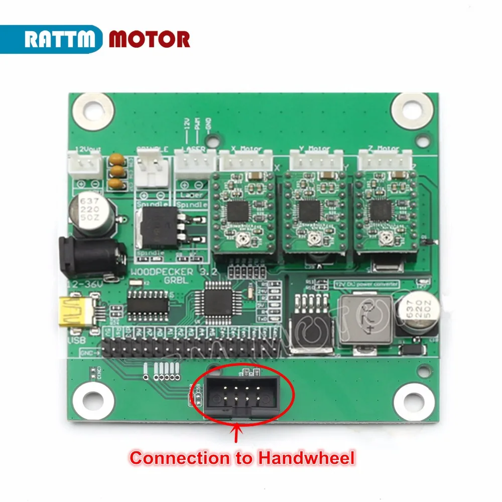 

Upgrade 3 Axis GRBL 1.1J USB Port CNC Engraving Machine Laser Control Board Controller for CNC Router Milling machine