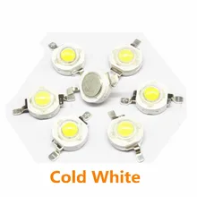 10pcs1W Высокая мощность светодиодный лампочка диоды SMD 110-120LM светодиодный s чип для 3 Вт-18 Вт Точечный светильник