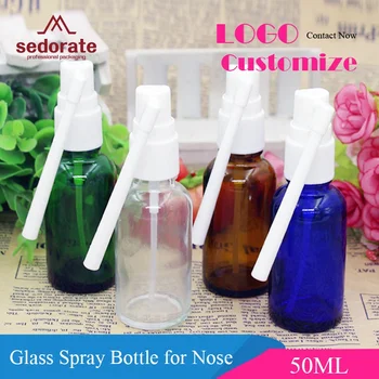 

Sedorate 30 pcs/Lot 30ML Glass Bottles For Cosmetic Spray Bottles For Nose Amber Mist Automizer Refillable Bottles YM008