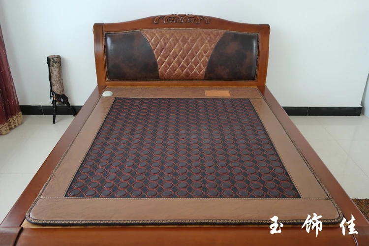 Free shipping Good quality Natural tourmaline mattress jade font b health b font care mat font