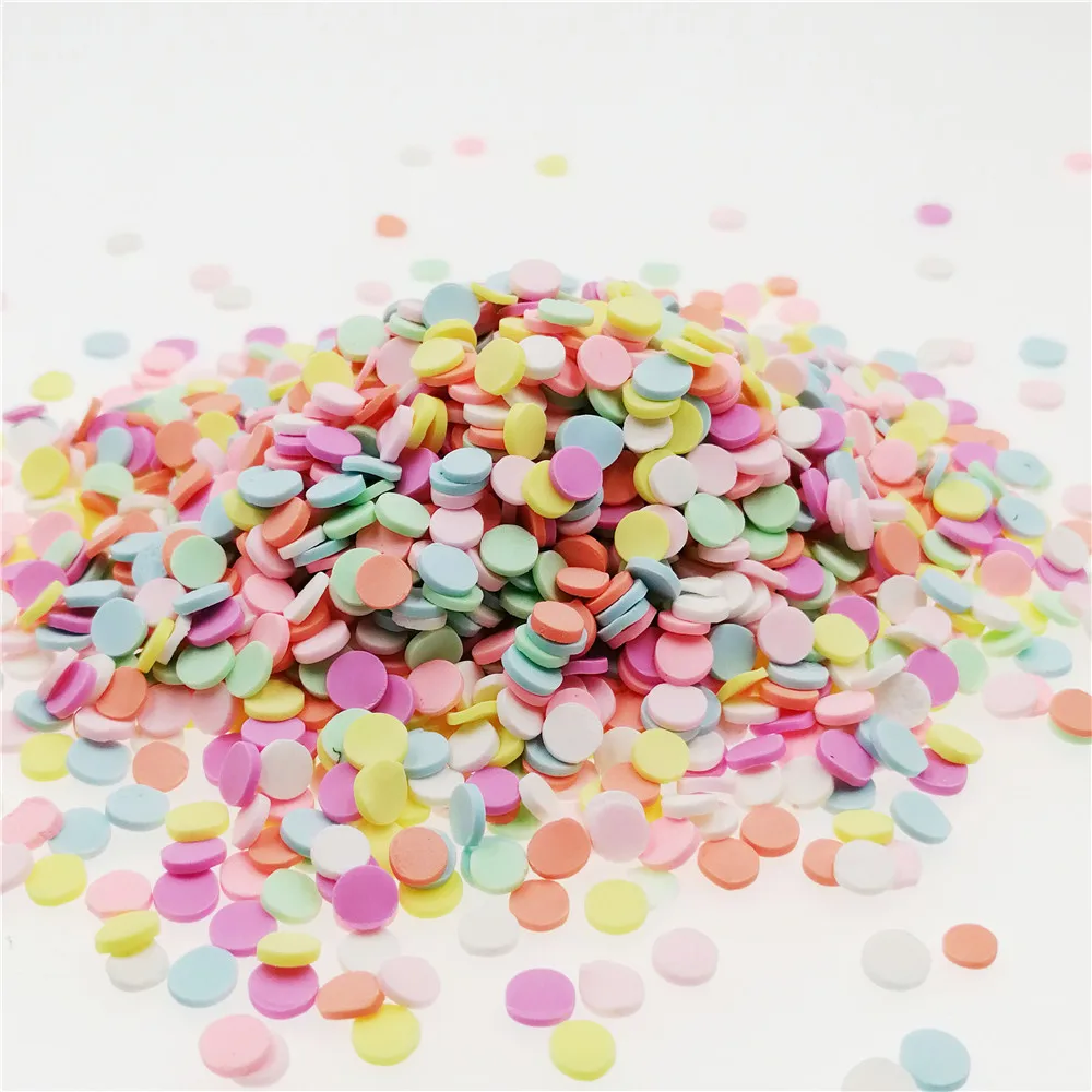

50g/lot Cute Slime Accessories Clay Sprinkles Decoration Colorful Heart Five Star Snowflake Sprinkles for Crafts Making DIY