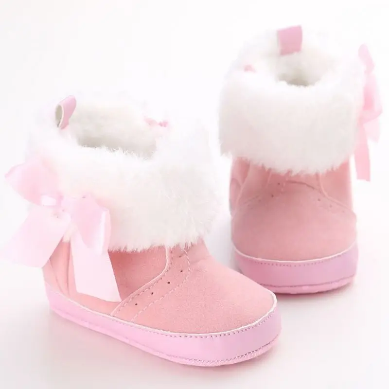 Toddler Infant Baby Kids Boys Girl Crib Winter Boots Prewalker Warm Martin Shoes