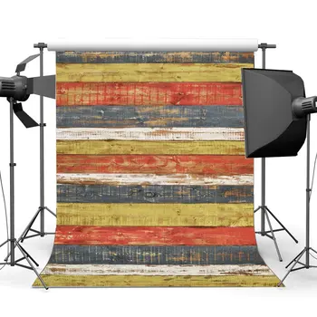 

Wood Backdrop Multicolor Paint Stripes Wooden Plank Shabby Chic Texture Peeled Wallpaper Photography Background