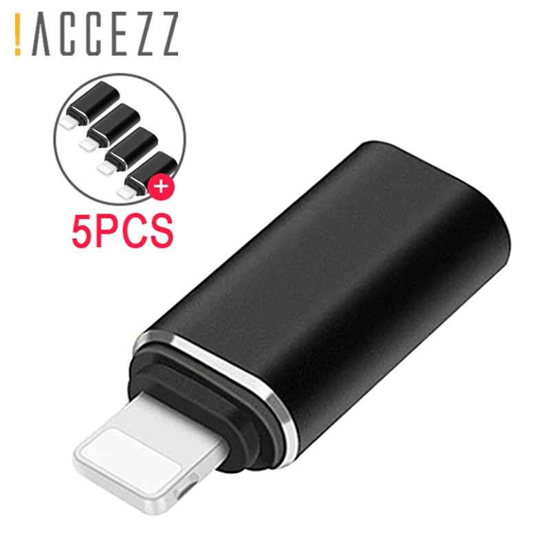 

!ACCEZZ USB OTG Charging Adapter Type-C To lighting For Apple For iphone X XS XR 8 7 6 6S Plus Fast Date Sync Charger Converter