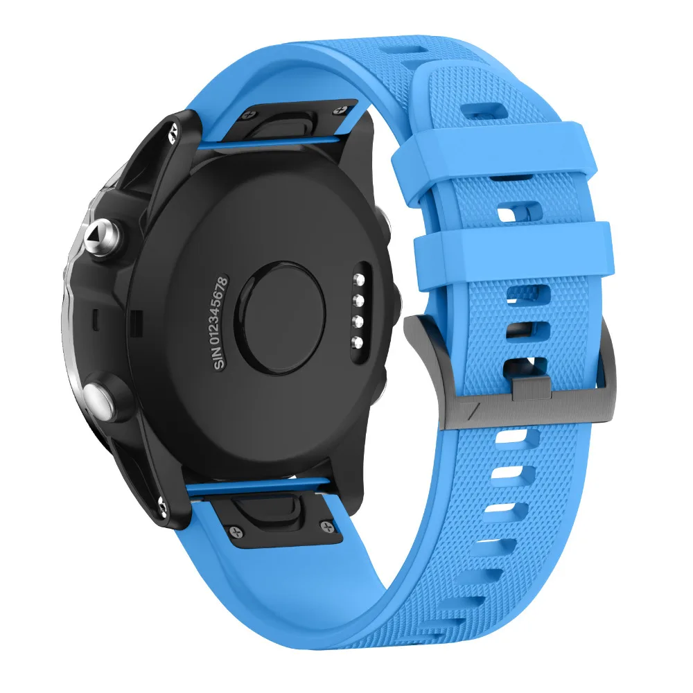 Силиконовый ремешок для часов Garmin Fenix 5 Sapphire Quatix 5 Forerunner 935 Approach S60 Премиум умные часы