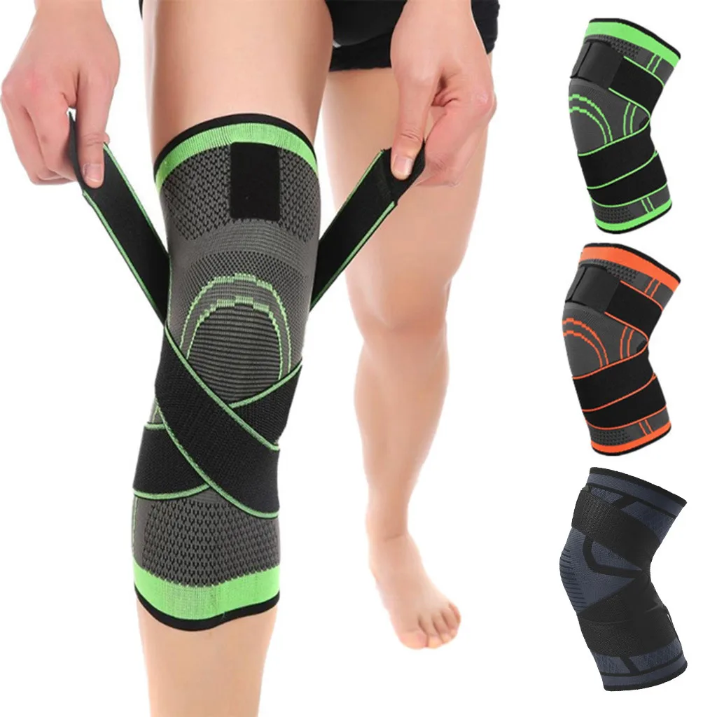 

SKDK 3D Weaving Knee Brace Pad Support Protect Breathable Running Support