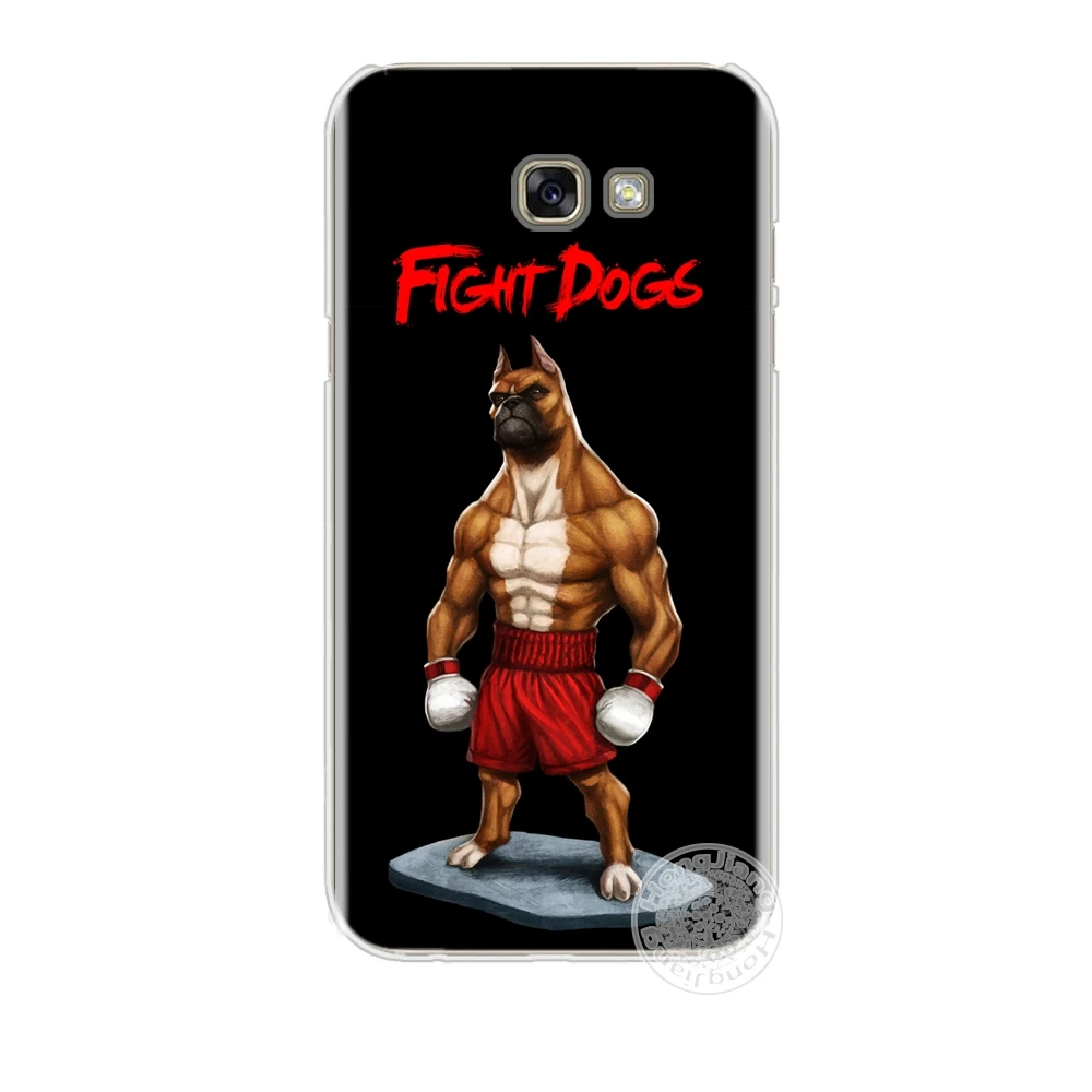 HAMEINUO pitbull dog чехол для сотового телефона Samsung Galaxy A3 A310 A5 A510 A7 A710 A8 A810 A9 2015 2016 2017|cover for