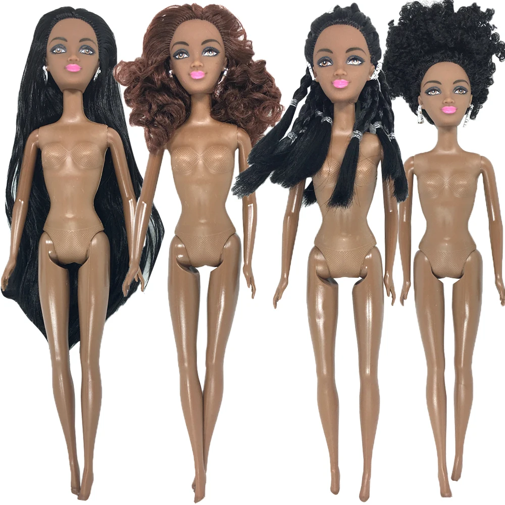 NK один набор новейшая черная кукла тело подвижный шарнир черная Африка кукла женщина+ голова кукла аксессуары лучшая игрушка JJ