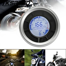 Универсальный мотоцикл 12000 об/мин 199 км/ч ЖК-цифровой 95 мм одометр спидометр тахометр датчик