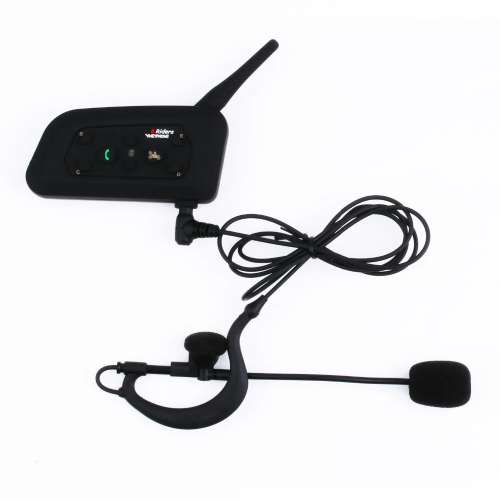 Vnetphone V4C 1200 м полный дуплекс Handfree стерео гарнитура Bluetooth домофон с FM радио наушники для судья 4 пользователя домофон