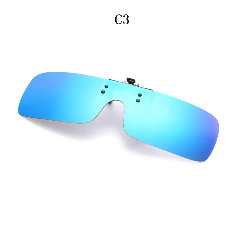 Квадратные поляризованные солнцезащитные очки на застежке для женщин и мужчин, негабаритные солнцезащитные очки для вождения, поляризованные линзы ночного видения, анти-УФ/уфв 608 - Цвет линз: NO.3