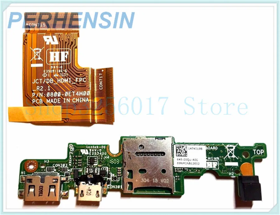 Плата интерфейса зарядного порта Micro USB HDMI для DELL Venue 11 Pro 7130 7139 с кабелем R26KY 0R26KY |