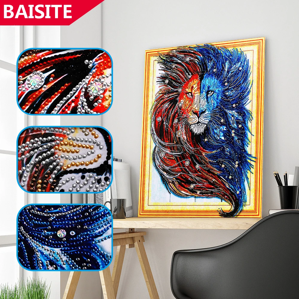 

BAISITE,Special Shaped,Diamond Embroidery,Animal,Full,Rhinestone,5D,DIY Diamond Painting,Cross Stitch,Diamond Mosaic,Decor 002