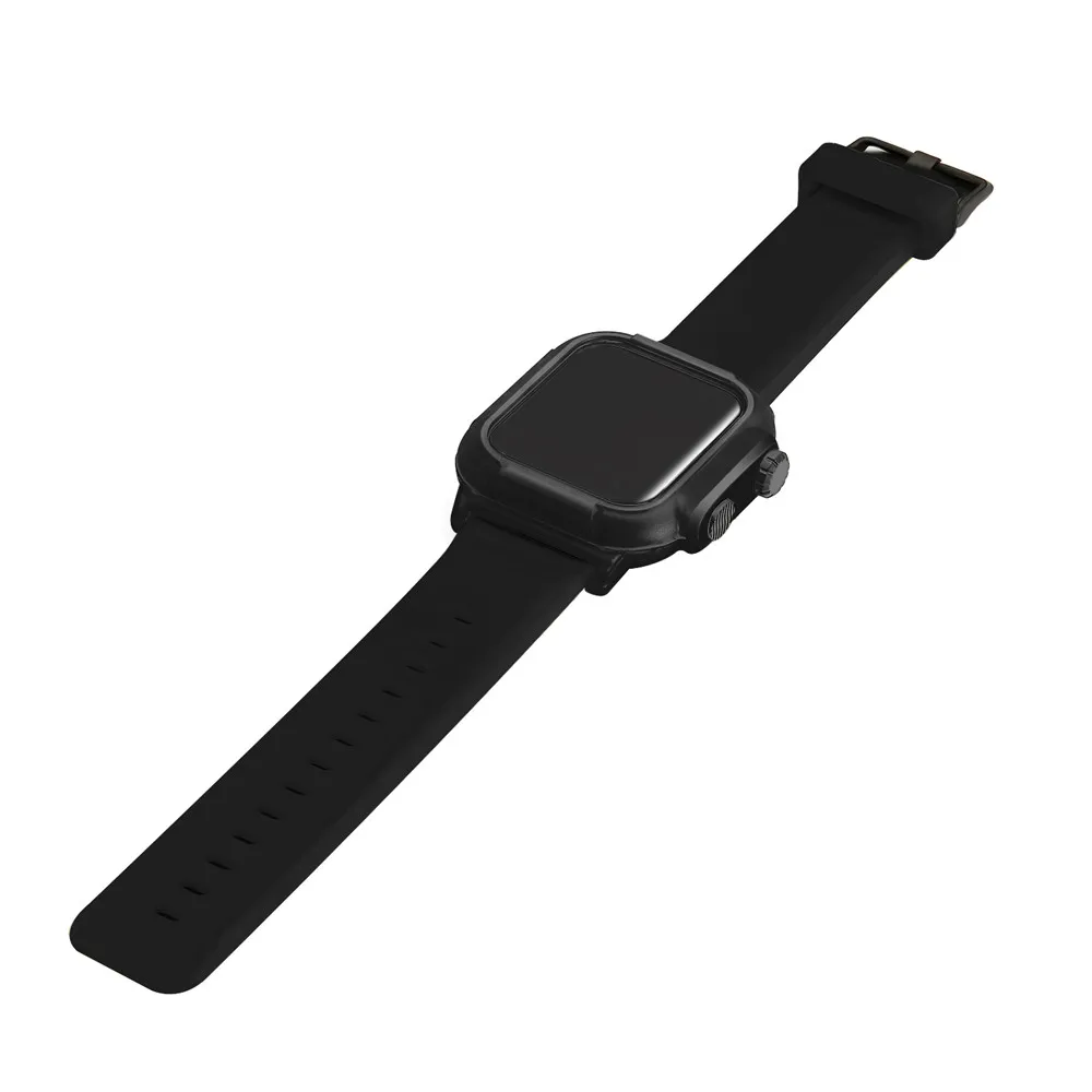 Силиконовый спортивный водонепроницаемый чехол для Apple Watch Series 5 4 3 2 с сменным ремешком 42 мм 44 мм 40 мм аксессуары для часов