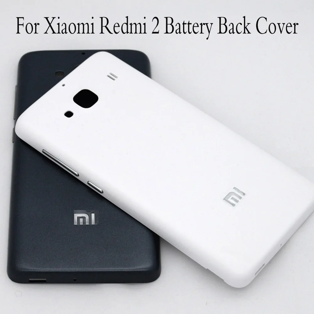 

For Redmi 2 Matte Frosted Battery Back Cover Door for Xiaomi Redmi 2 battery cover for Xiaomi Redmi2 hongmi 2 Replacement