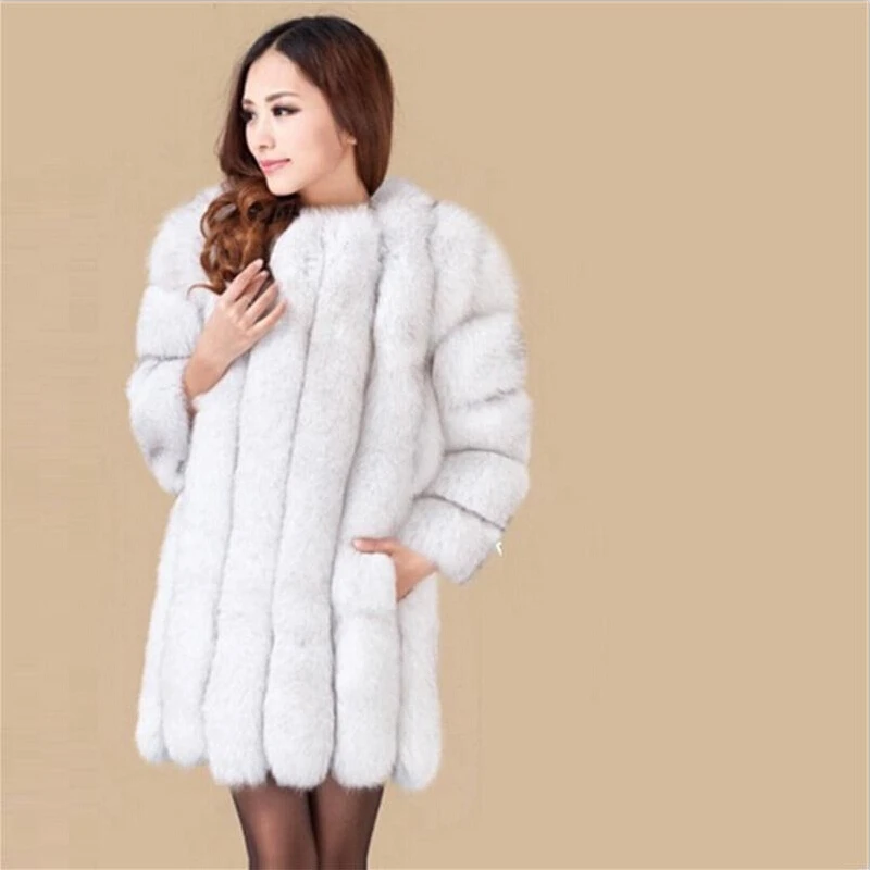 European Style Fashion Winter Women Fur Coat Women Clothes Luxurious ...