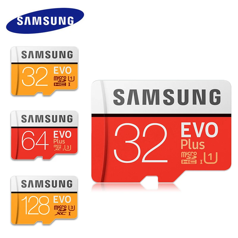 

SAMSUNG New Micro SD Memory Card EVO+ 128GB 64GB 32GB 95MB/s 100MB/s C10 SDHC SDXC U1 U3 TF Card 64 G 32 G Cards 100% Original