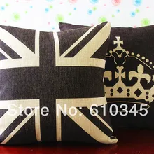 45x45 см Юнион Джек льняная хлопковая Подушка британский стиль Подушка декоративная подушка для дивана подушка