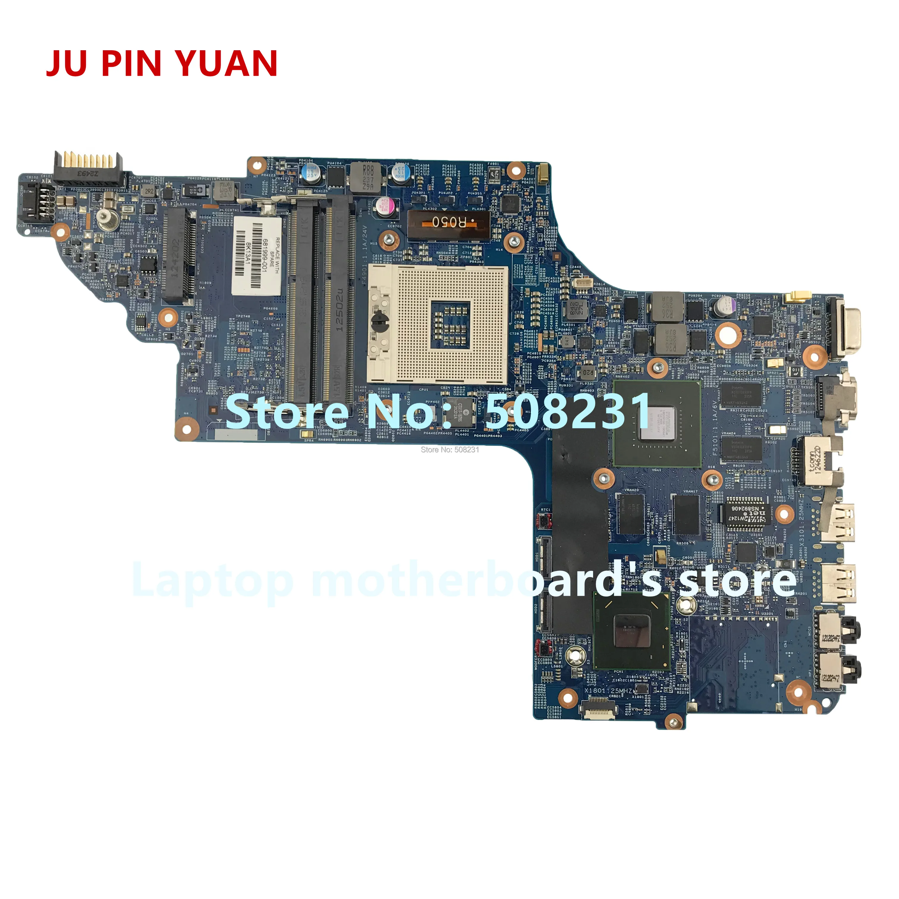 JU PIN юаней L01039-001 L01039-601 DA0X8BMB6F0 материнская плата для ноутбука для hp ProBook 430 G5 440 G5 Тетрадь PC I5-8250U полностью протестированы