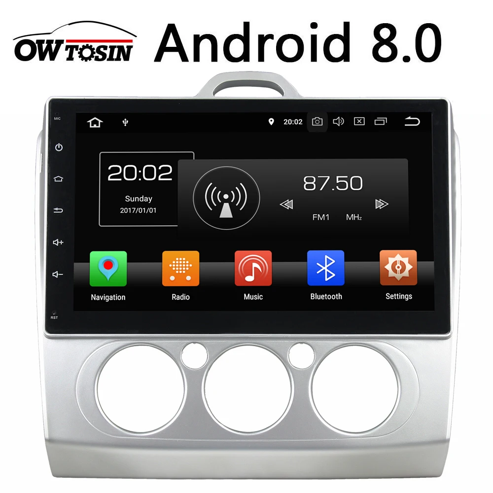 Восьмиядерный Android 8 0/четырехъядерный 1 автомобильный dvd-плеер для Ford Focus 2007 2008 2009